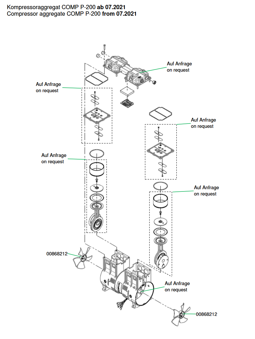 p200 Kompressoraggregat COMP P-200 ab 07.2021 p200