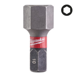 Milwaukee BIT HEX10 25MM SHOCKWAVE  (2)