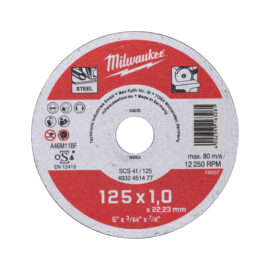 Milwaukee Metalltrennscheibe 125×1 mm Contr.