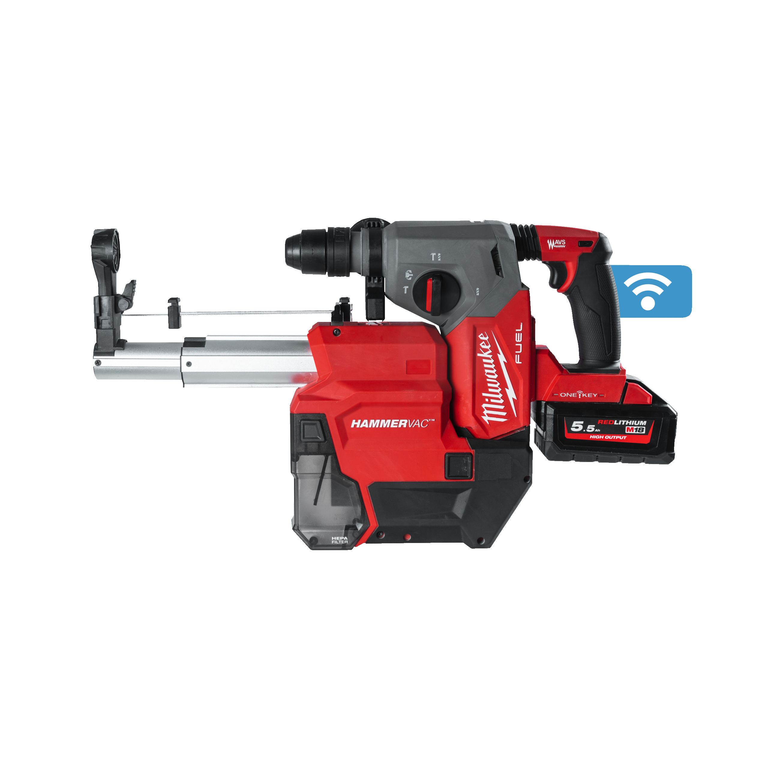 M18 ONEFHXDEL 552C Hero 1 Milwaukee M18ONEFHXDEL-552C AKKU-KOMBIHAMMER Milwaukee M18ONEFHXDEL-552C AKKU-KOMBIHAMMER