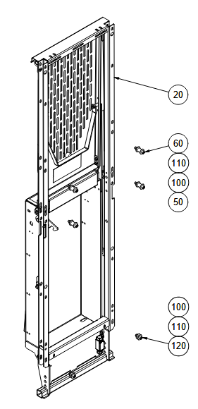1148719 -_E020316 MONTAGESTEG ZUSÄTZL. BÜHNE -C-