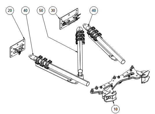 1M014036 -_K02895 MASTHALTERUNG 1,0-1,6M 2″