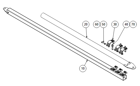1M014080 -_K02810 TELESKOPROHR 2,8M-4,3M 2,5″