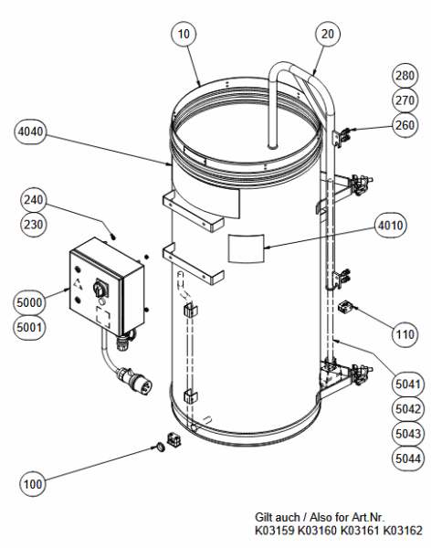 1M022490 A.1_K03158 KABELTOPF 1200Z/ZP 4-KANT 30M