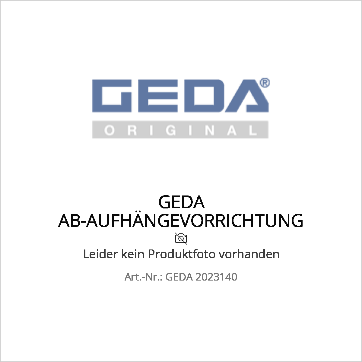 Geda ab-aufhängevorrichtung typ1 - ged 2023140 (geda 2023140) – Geda ab-aufhängevorrichtung typ1 - ged 2023140