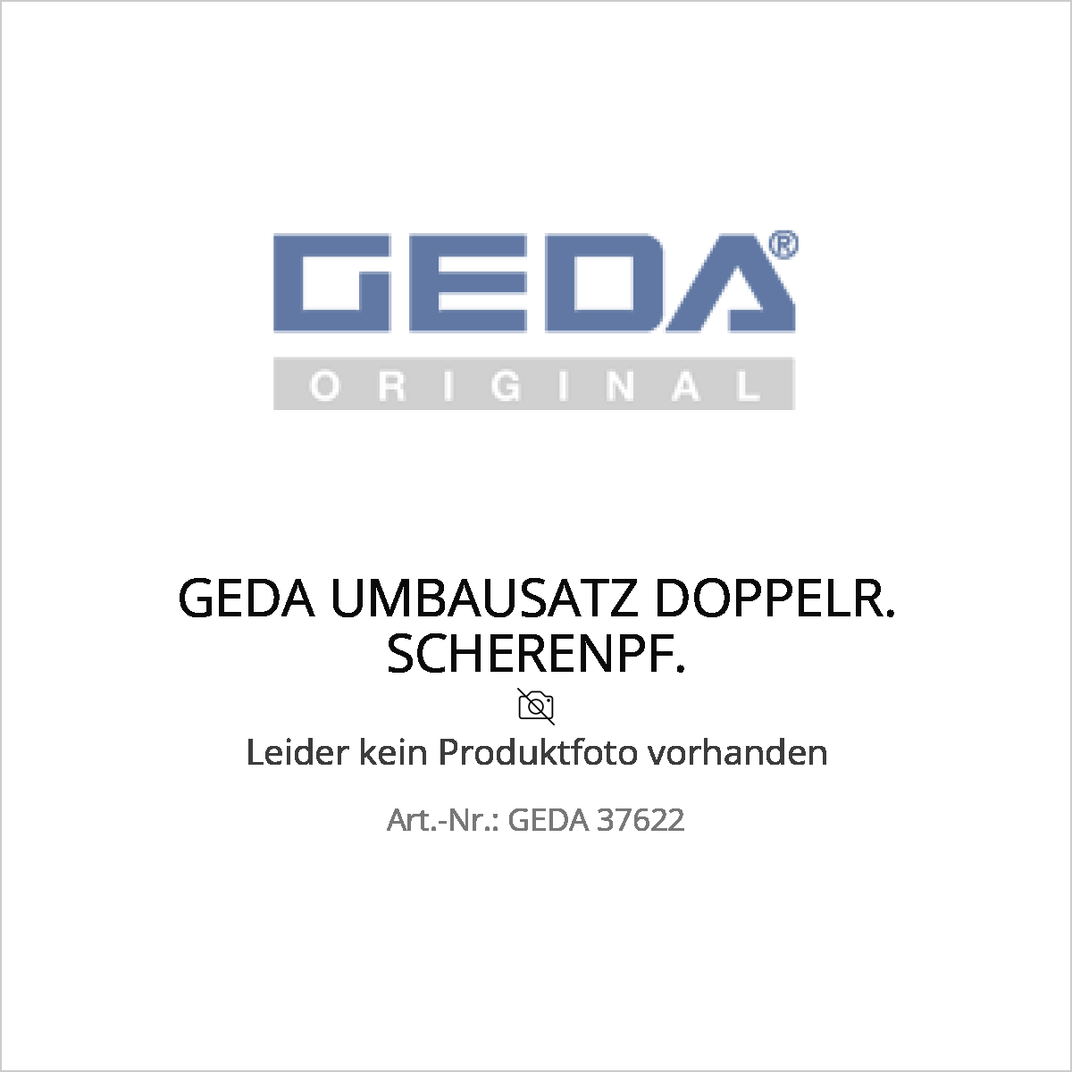 Geda umbausatz doppelr. Scherenpf. - ged 37622 (geda 37622) – Geda umbausatz doppelr. Scherenpf. - ged 37622