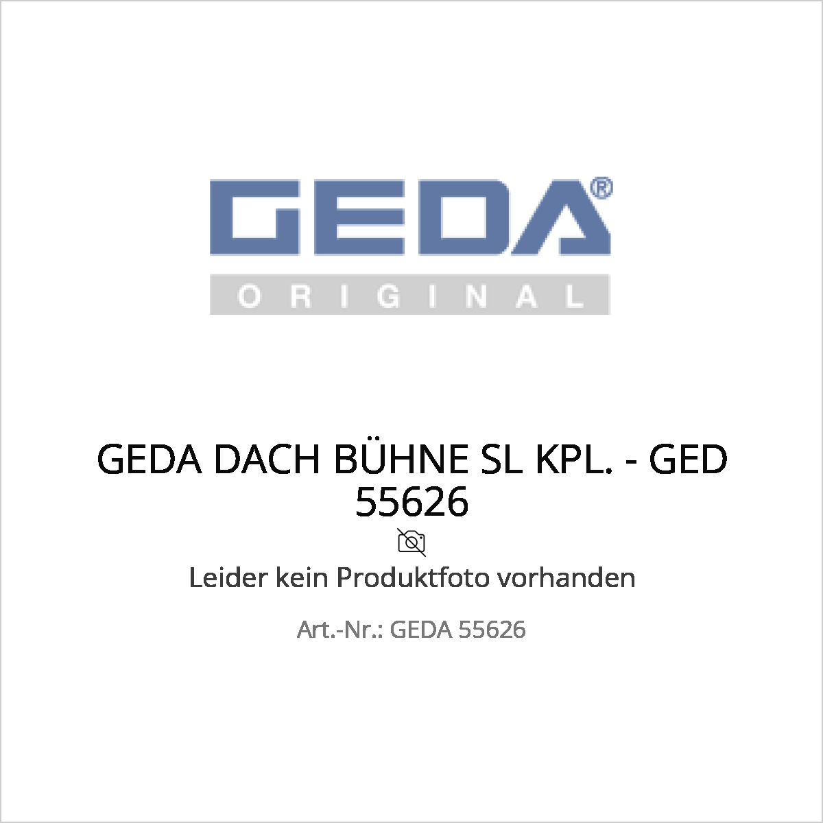 Geda dach bühne sl kpl. - ged 55626 (geda 55626) – Geda dach bühne sl kpl. - ged 55626