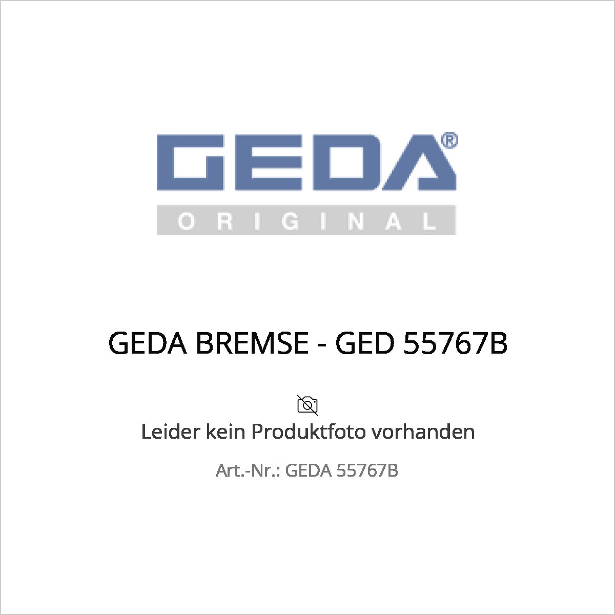 Geda bremse - ged 55767b (geda 55767b) – Geda bremse - ged 55767b