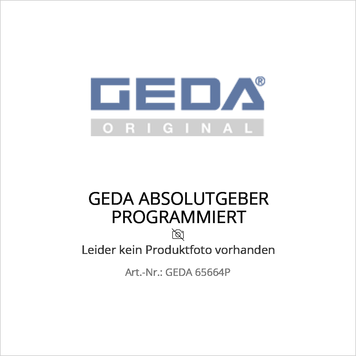 Geda absolutgeber programmiert - ged 65664p (geda 65664p) – Geda absolutgeber programmiert - ged 65664p