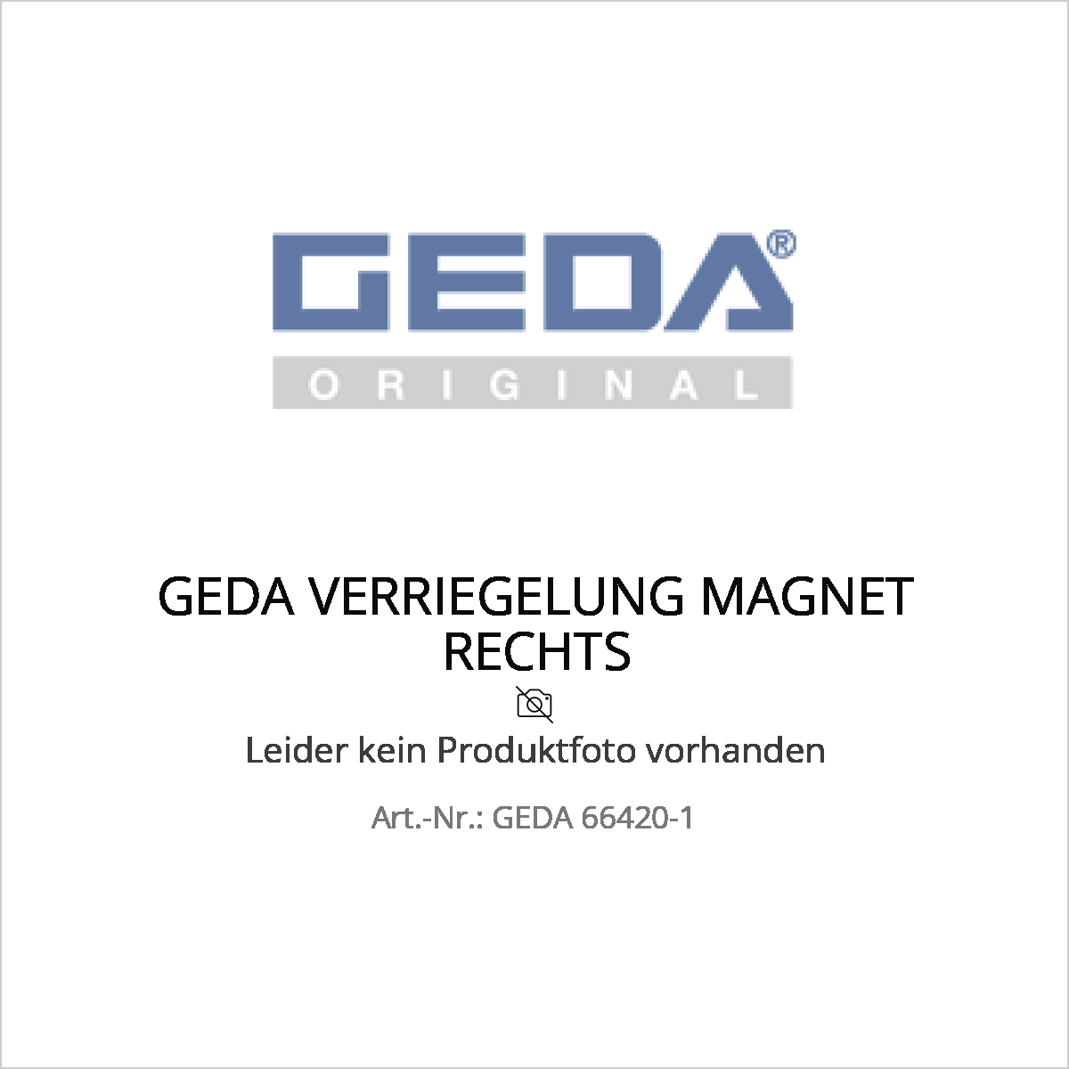 Geda verriegelung magnet rechts - ged 66420-1 (geda 66420-1) – Geda verriegelung magnet rechts - ged 66420-1