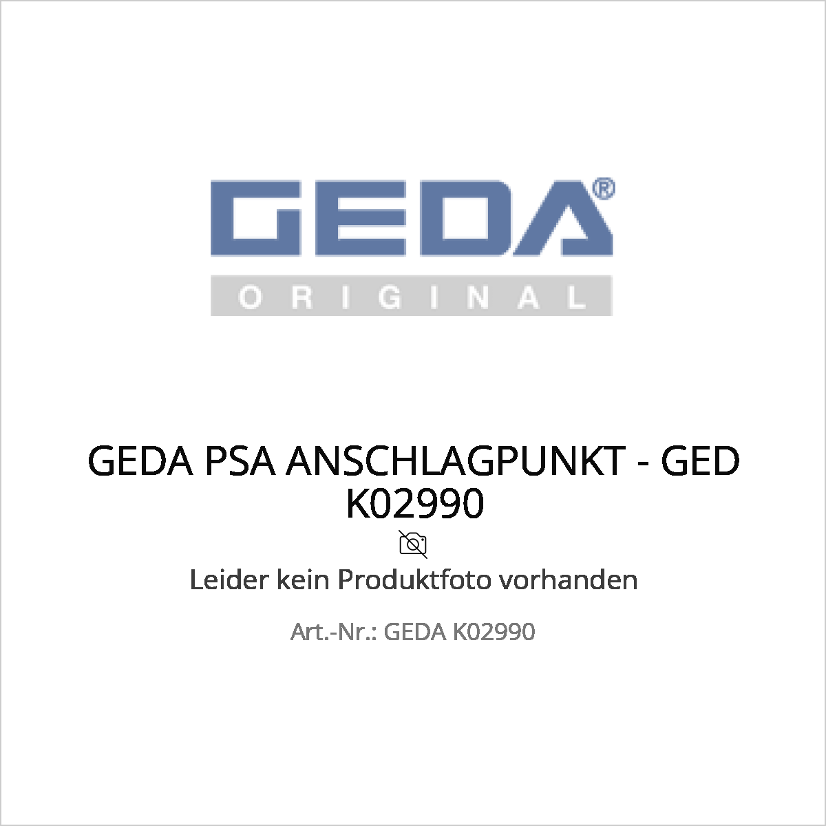 Geda psa anschlagpunkt - ged k02990 (geda k02990) – Geda psa anschlagpunkt - ged k02990