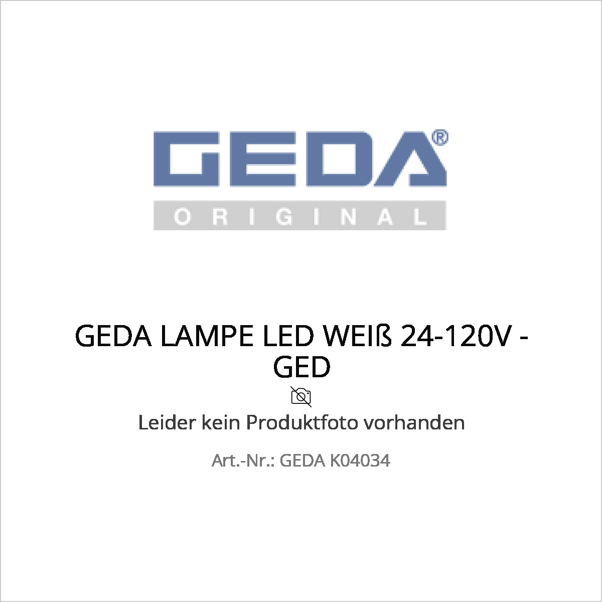 Geda lampe led weiß 24-120v - ged k04034 (geda k04034) – Geda lampe led weiß 24-120v - ged k04034
