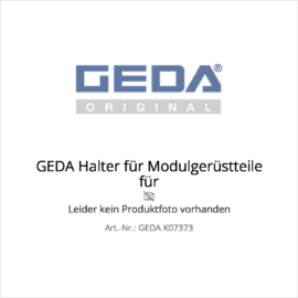 Geda halter für modulgerüstteile für elf stiele mit lochscheiben – k07373 – geda k07373