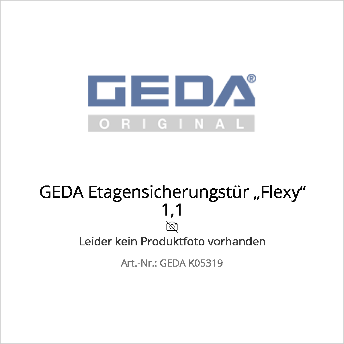 GEDA Etagensicherungstür „Flexy“ 1,1 m hoch – K05319 – GEDA K05319