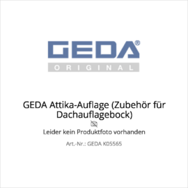 Geda attika-auflage (zubehör für dachauflagebock) – k05565 – geda k05565