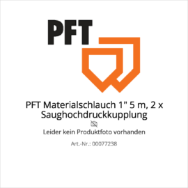 Geda shop () – Pft materialschlauch 1″ 5 m, 2 x saughochdruckkupplung