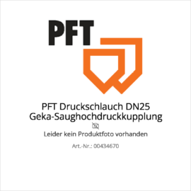 PFT Druckschlauch DN25 Geka-Saughochdruckkupplung | AG 4.000 mm 00434670