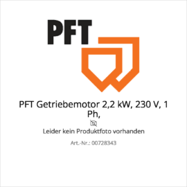 PFT Getriebemotor 2,2 kW, 230 V, 1 Ph, 50 Hz für HM 2002