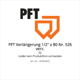 Pft verlängerung 1/2″ x 80 nr. 526 verz.
