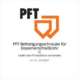 Pft befestigungsschraube für dosierverschleißrohr 20208801