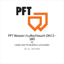 Pft wasser-/luftschlauch dn12 – 580 mm