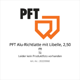 Pft alu-richtlatte mit libelle, 2,50 m 20220960