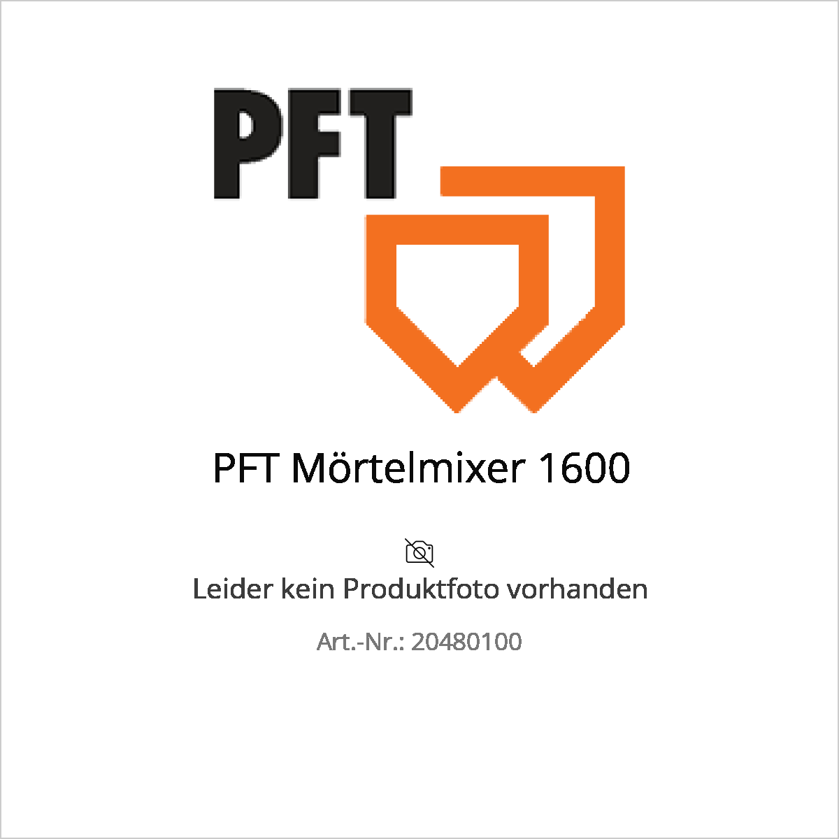 Pft mörtelmixer 1600 (20480100) – Pft mörtelmixer 1600